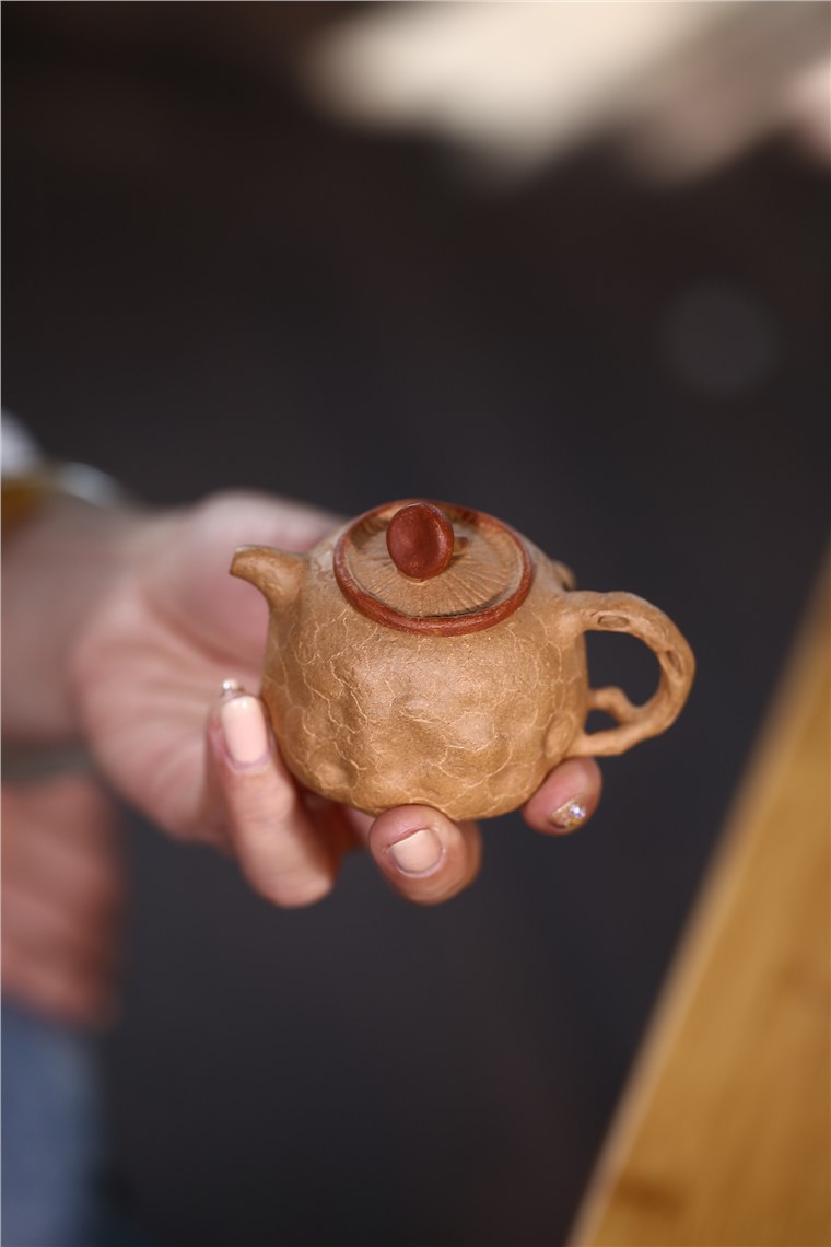 邵云琴作品 蘑菇小供春