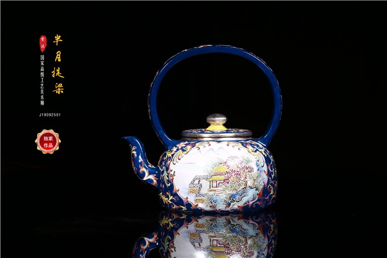 吴赛春作品 半月提梁图片