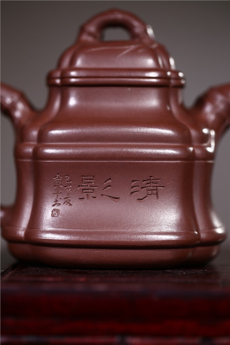 吴赛春作品 四方竹鼎图片
