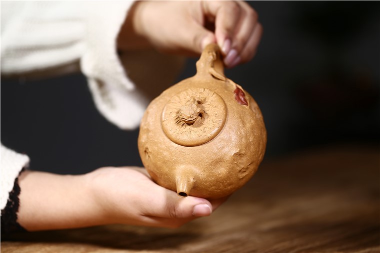 张剑作品 金蟾供春图片