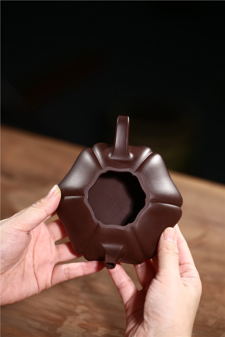 郁晴作品 六方抽角石瓢图片