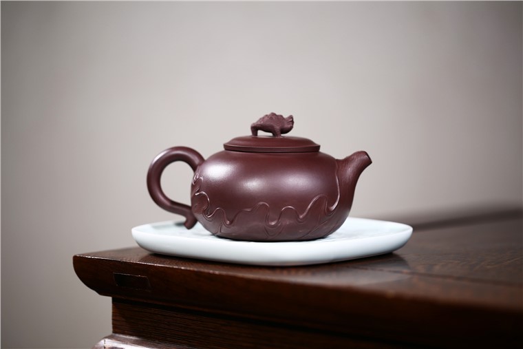 周孝忠作品 莲叶生财图片