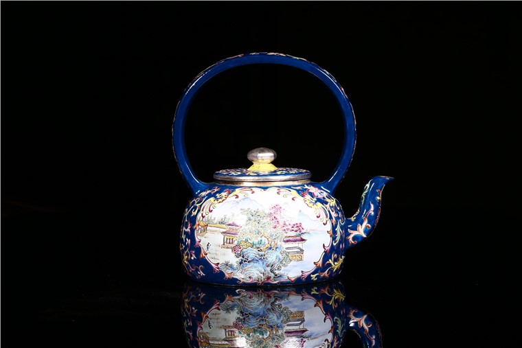 吴赛春作品 半月提梁图片